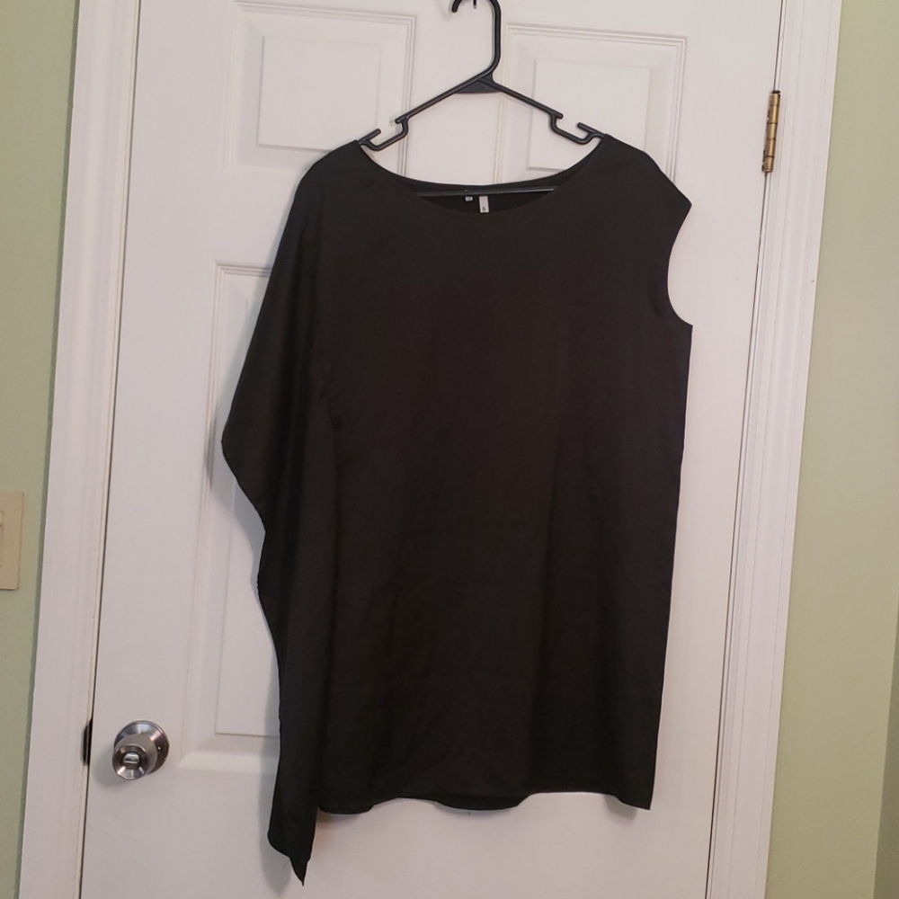 Maurices Studio Y Black Silk style dress